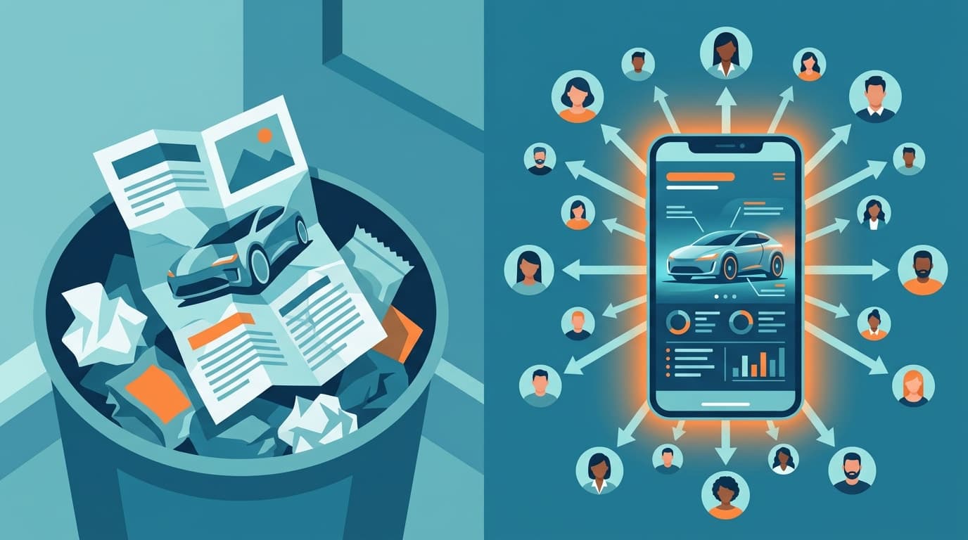 Brosur Digital vs Brosur Cetak: Kenapa Sales Kendaraan Harus Beralih Sekarang